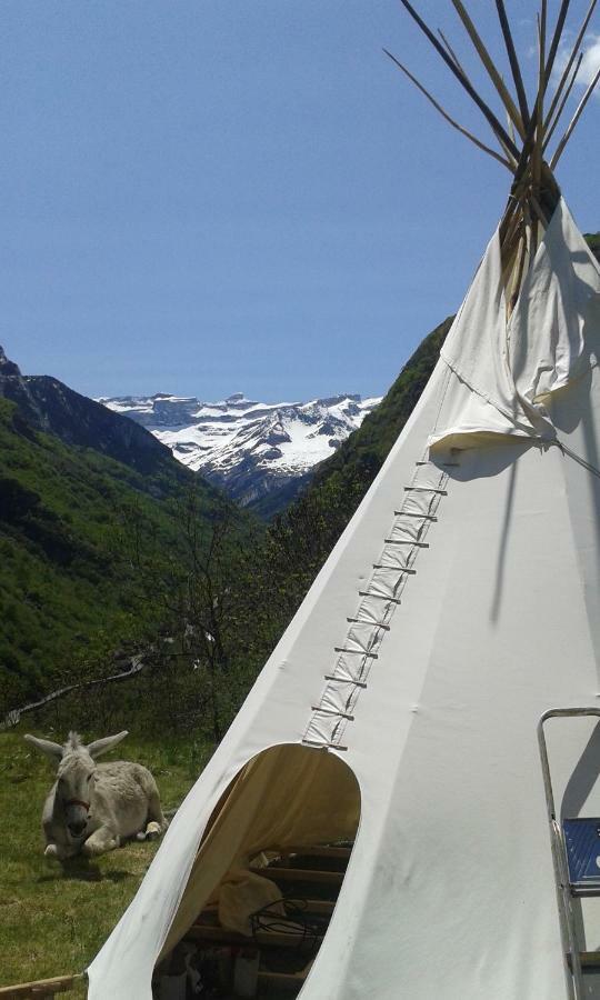 Tipis Nature Hotel Gavarnie Exterior foto